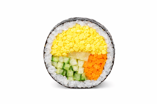 Egg KIMBAP (Lacto-Vegetarian) 계란